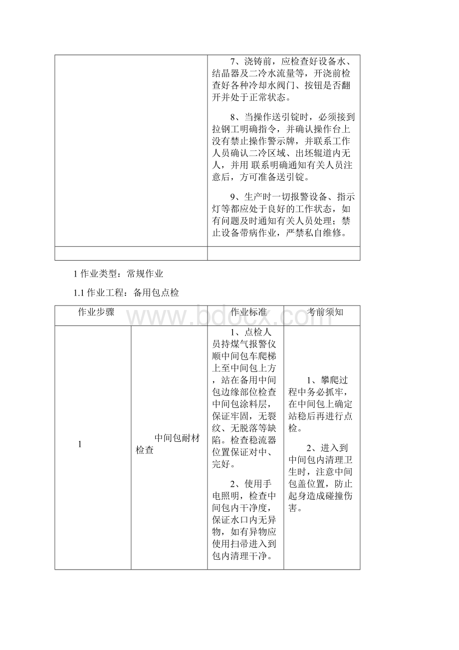 连铸班标准化作业指导书三版.docx_第2页