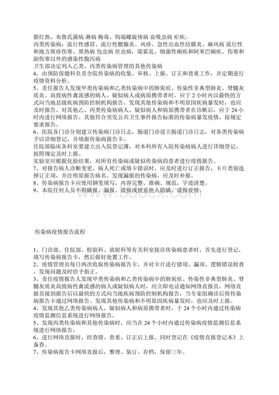 传染病疫情报告管理制度Word文档下载推荐.docx_第2页