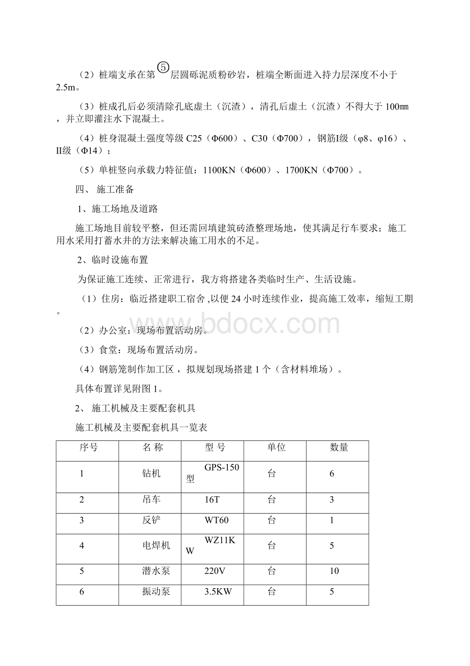 小区住宅楼泥浆护壁钻孔灌注桩工程施工组织设计Word下载.docx_第3页