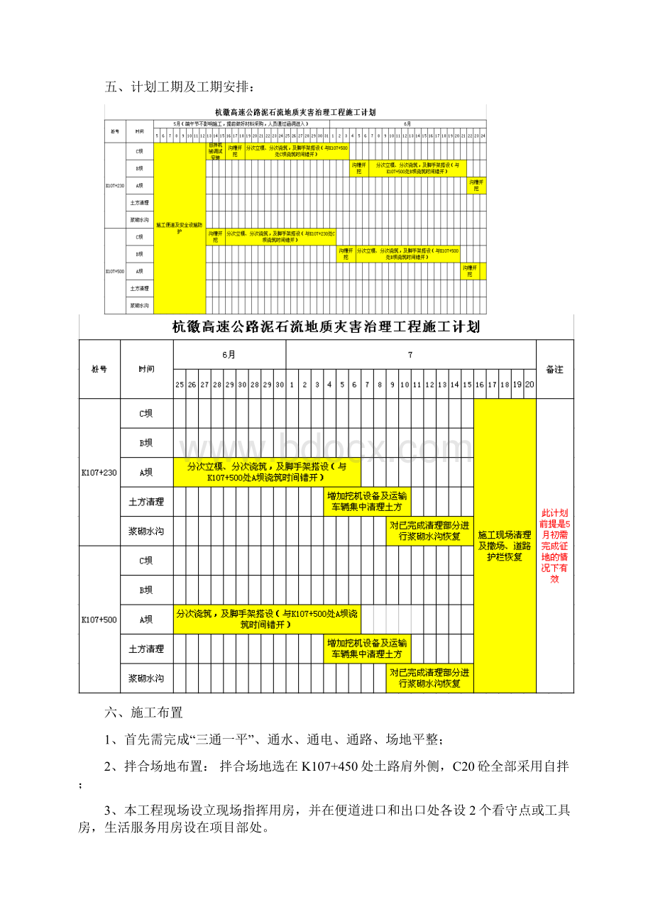 混凝土的拦挡坝的施工方案设计Word文档下载推荐.docx_第3页