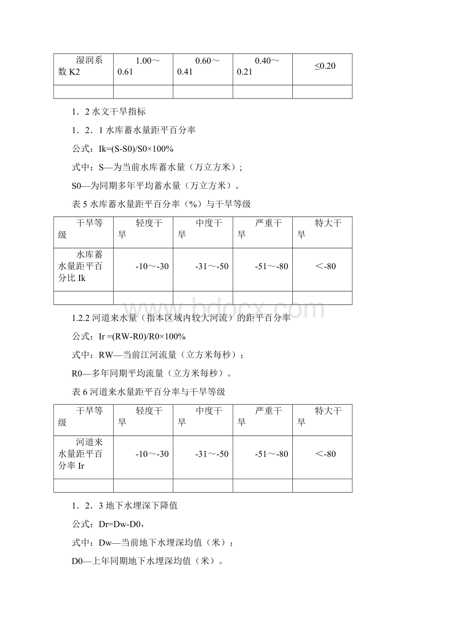 干旱指标确定与等级划分.docx_第3页