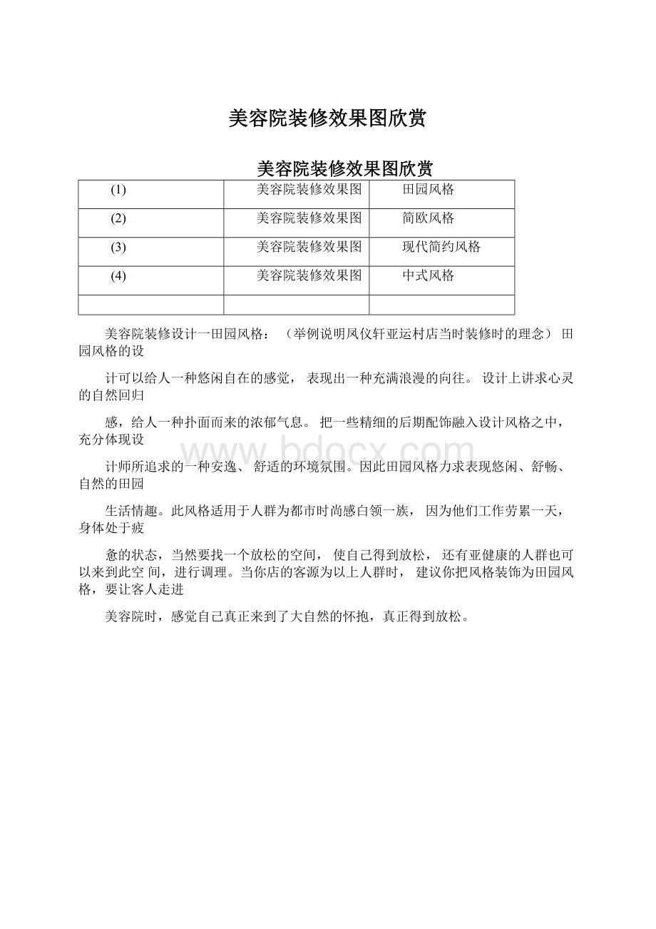 美容院装修效果图欣赏Word下载.docx_第1页