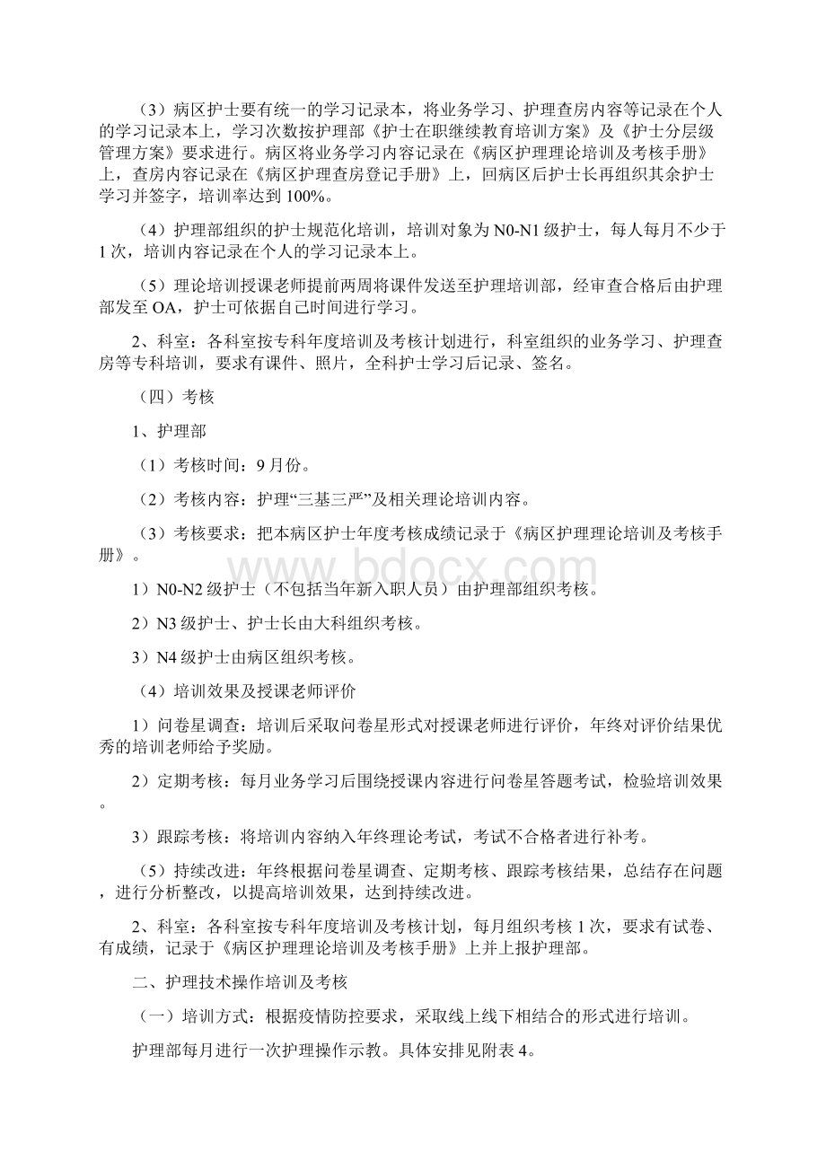 度护士在职继续医学教育培训计划Word下载.docx_第3页