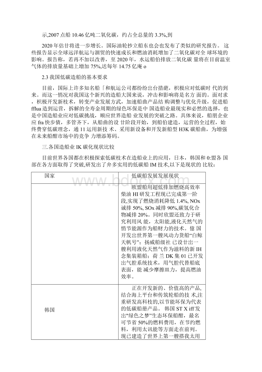 关于船舶行业低碳化研究报告Word格式文档下载.docx_第2页