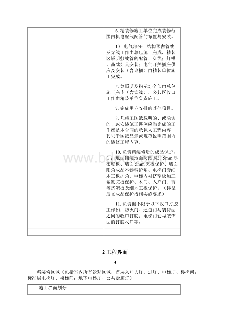 房地产公共区域精装修要求明细.docx_第3页