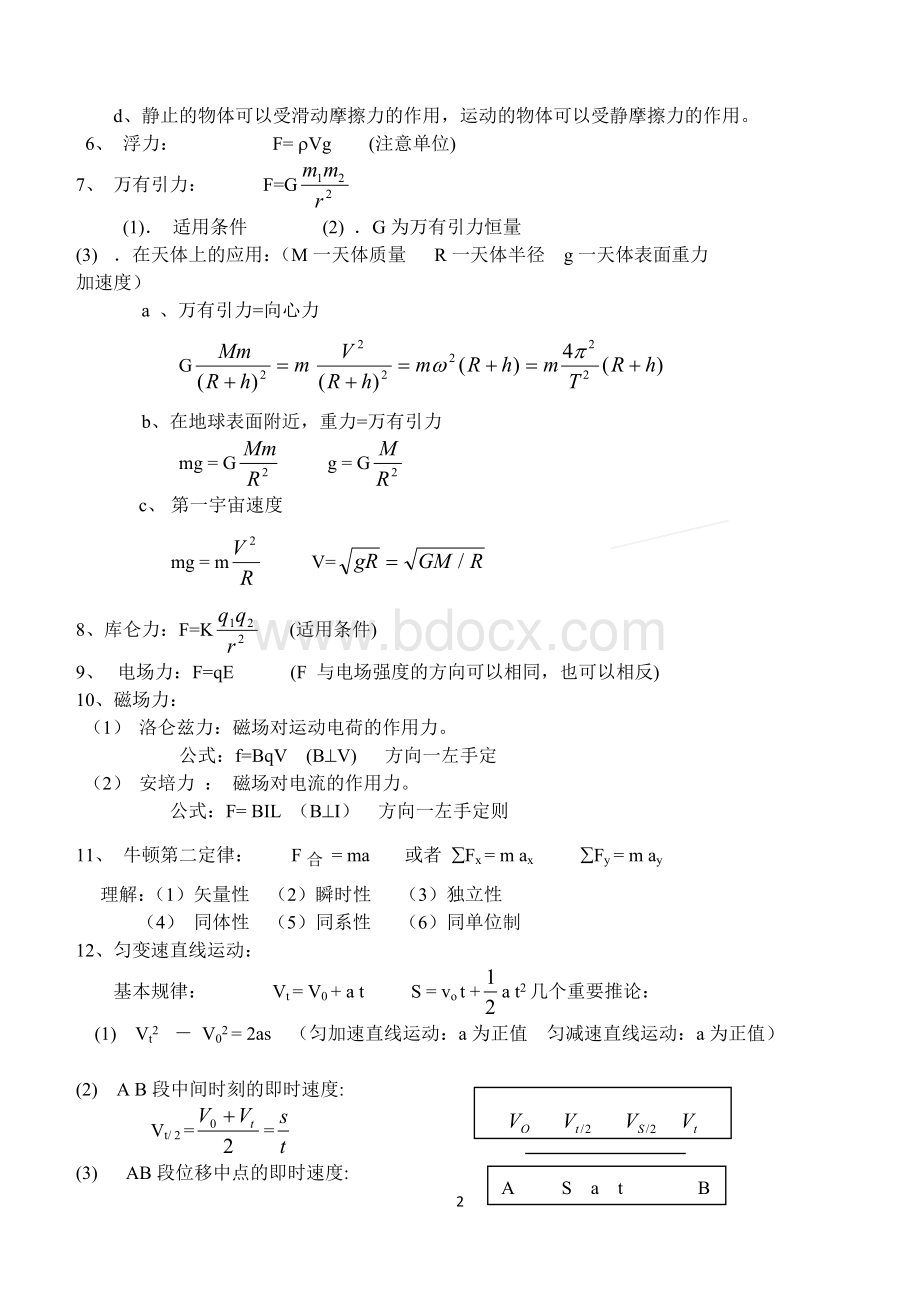 物理公式大全Word文档下载推荐.doc_第2页