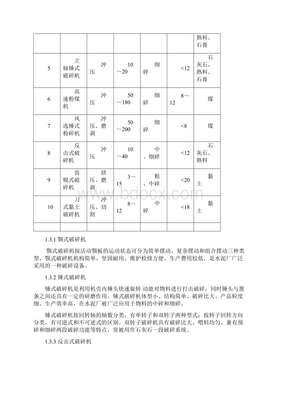 水泥厂石灰石破碎车间设计说明书.docx_第3页