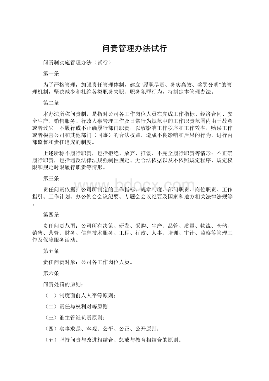 问责管理办法试行Word文档格式.docx_第1页