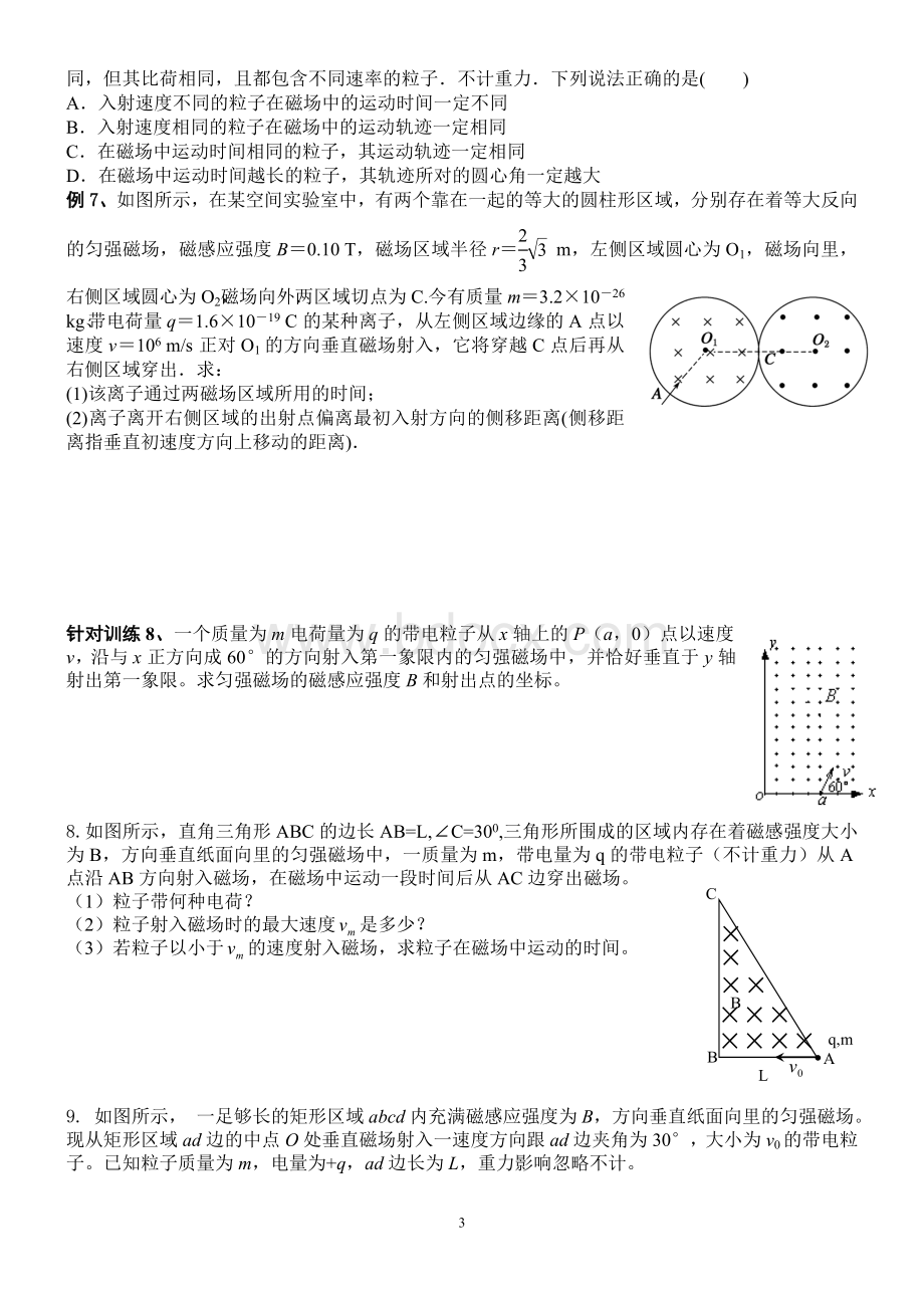 磁场复习学案.doc_第3页