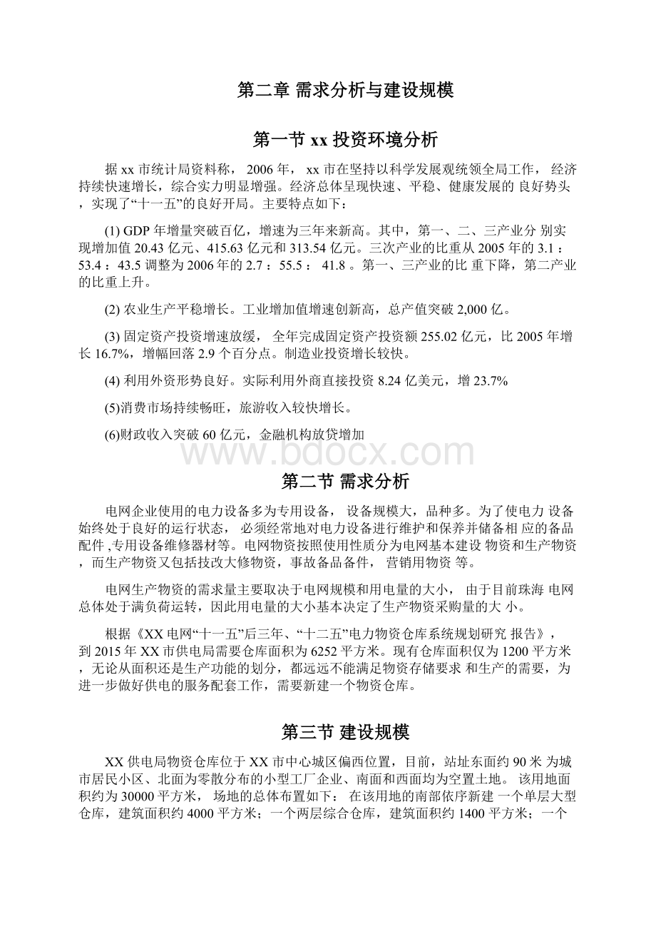 XX仓库项目建议书.docx_第3页