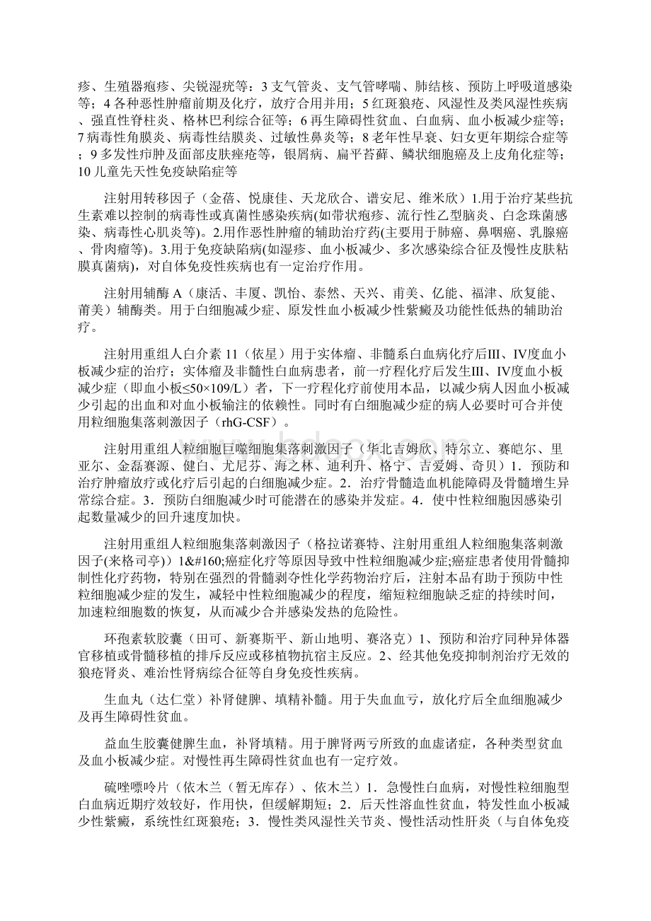 精品治疗血小板减少症的中成药物列表.docx_第3页