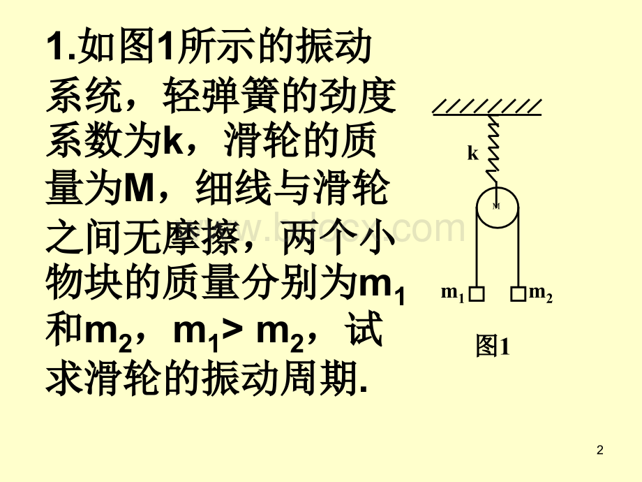 奥赛典型例题分析(振动和波).ppt_第2页