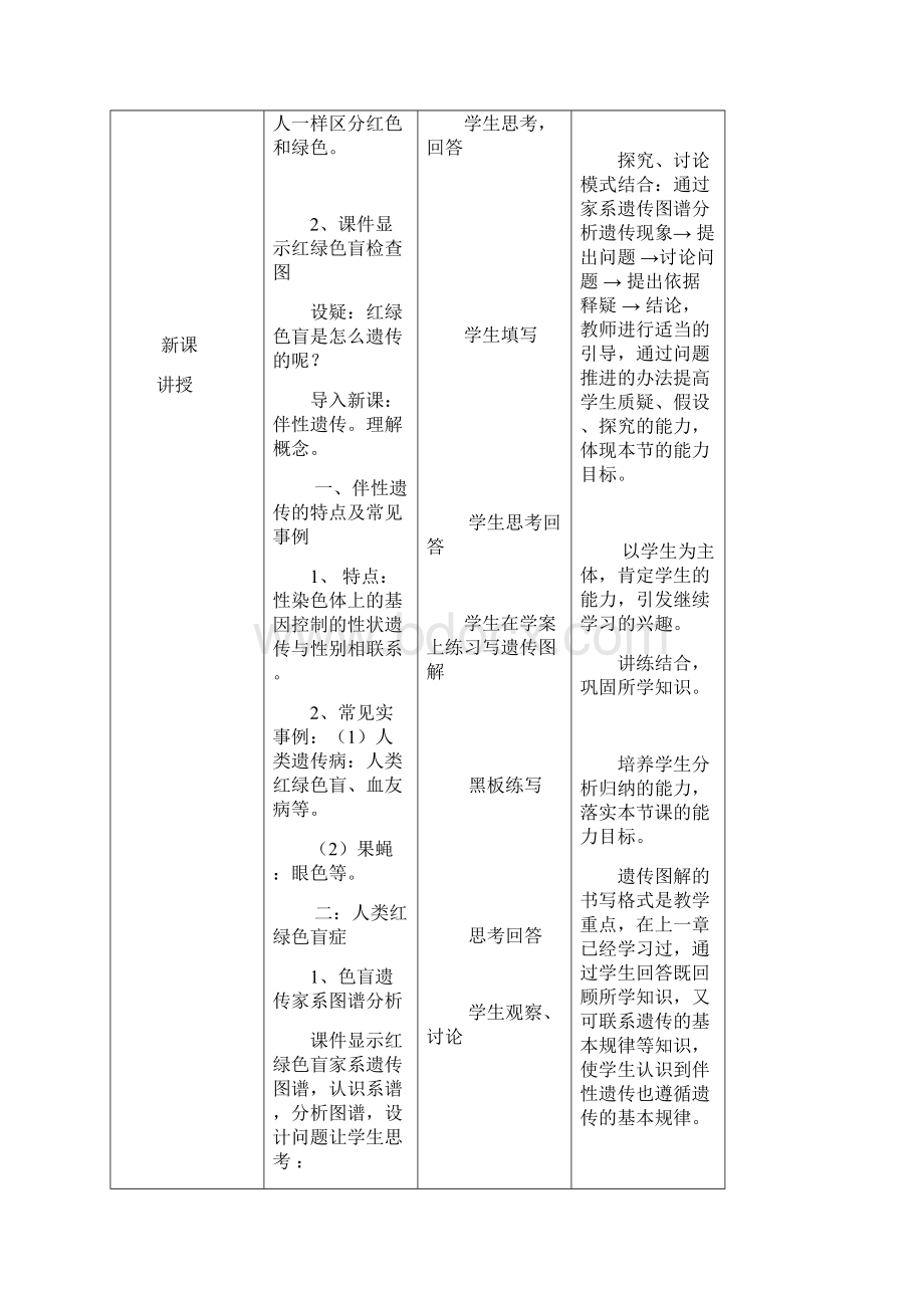 高中生物 《伴性遗传》教案10 新人教版必修2.docx_第3页