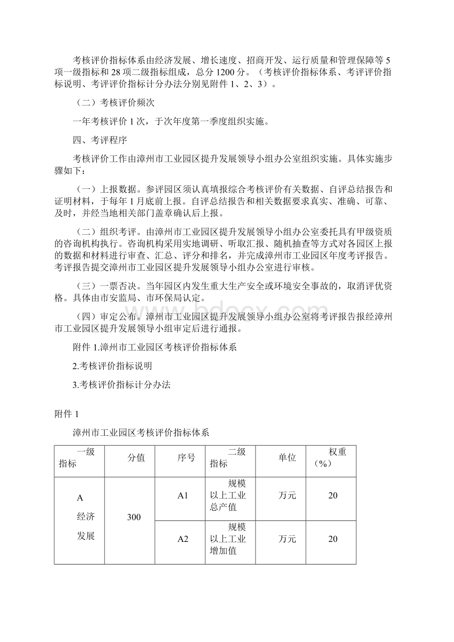 漳州工业园区考核评价办法Word文件下载.docx_第2页
