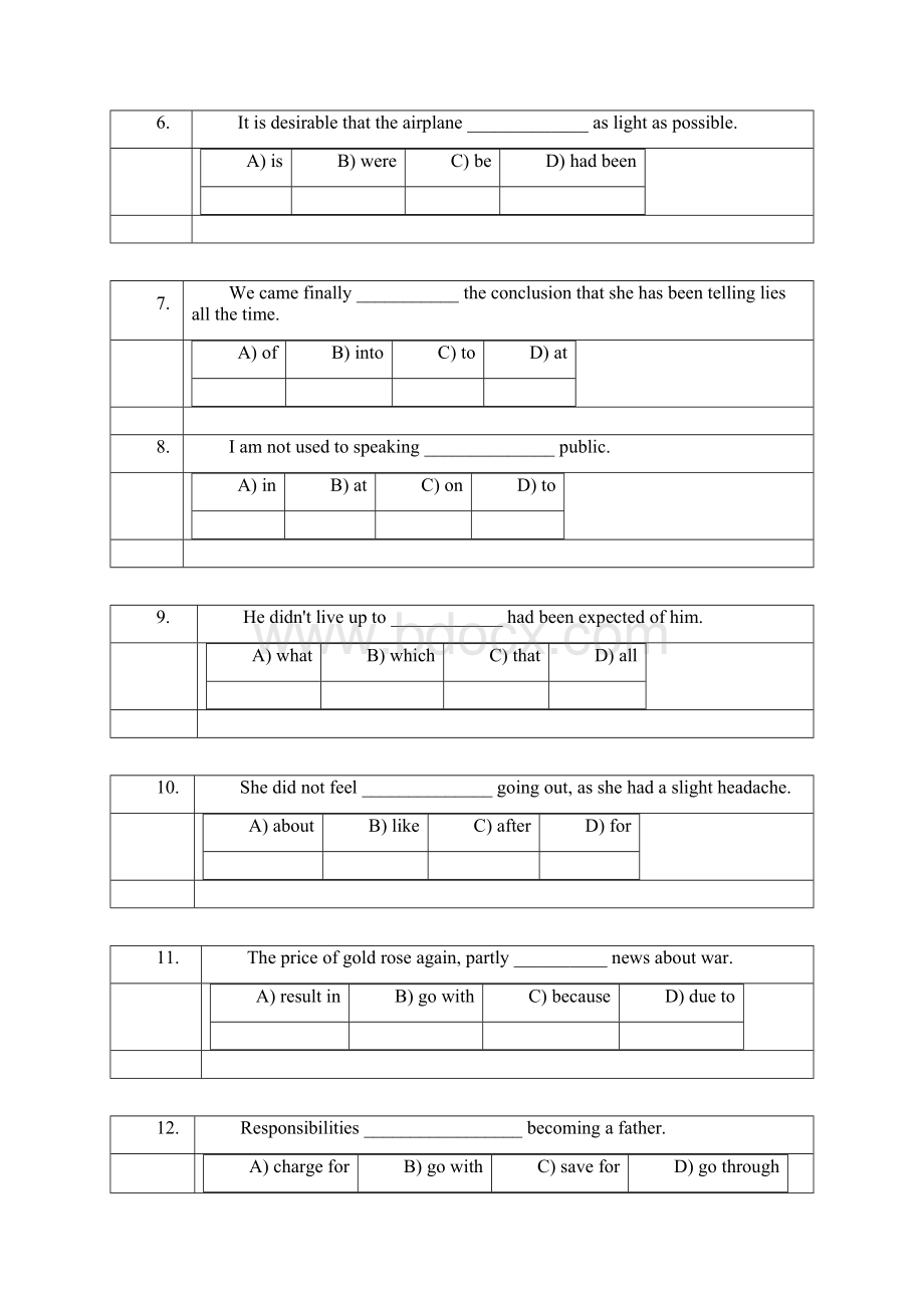 大学英语课程学业达标考试复习提纲Word下载.docx_第2页