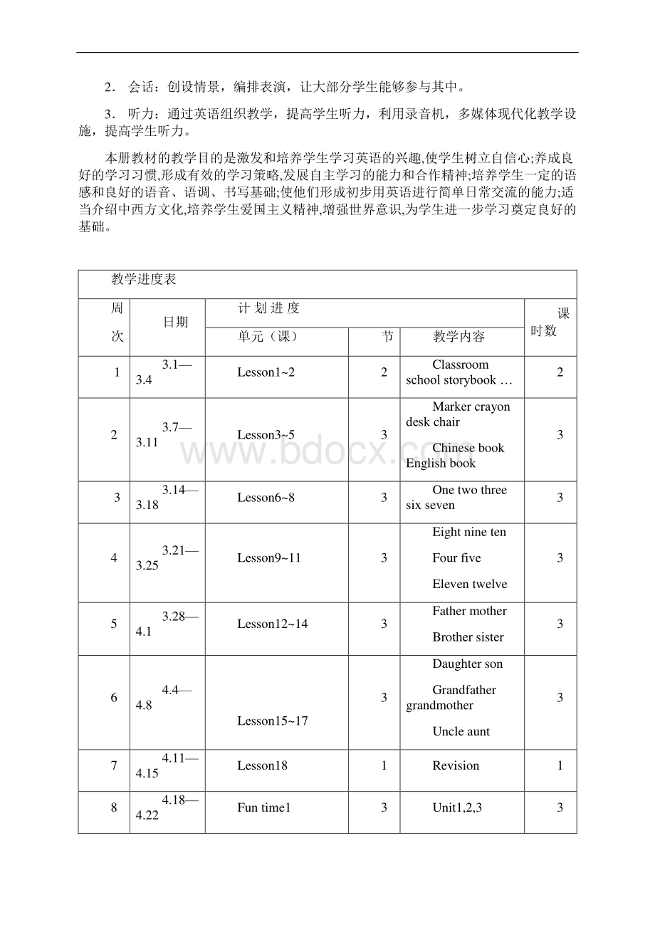 三年级英语下册 全册教案 人教新目标版Word文档格式.docx_第2页