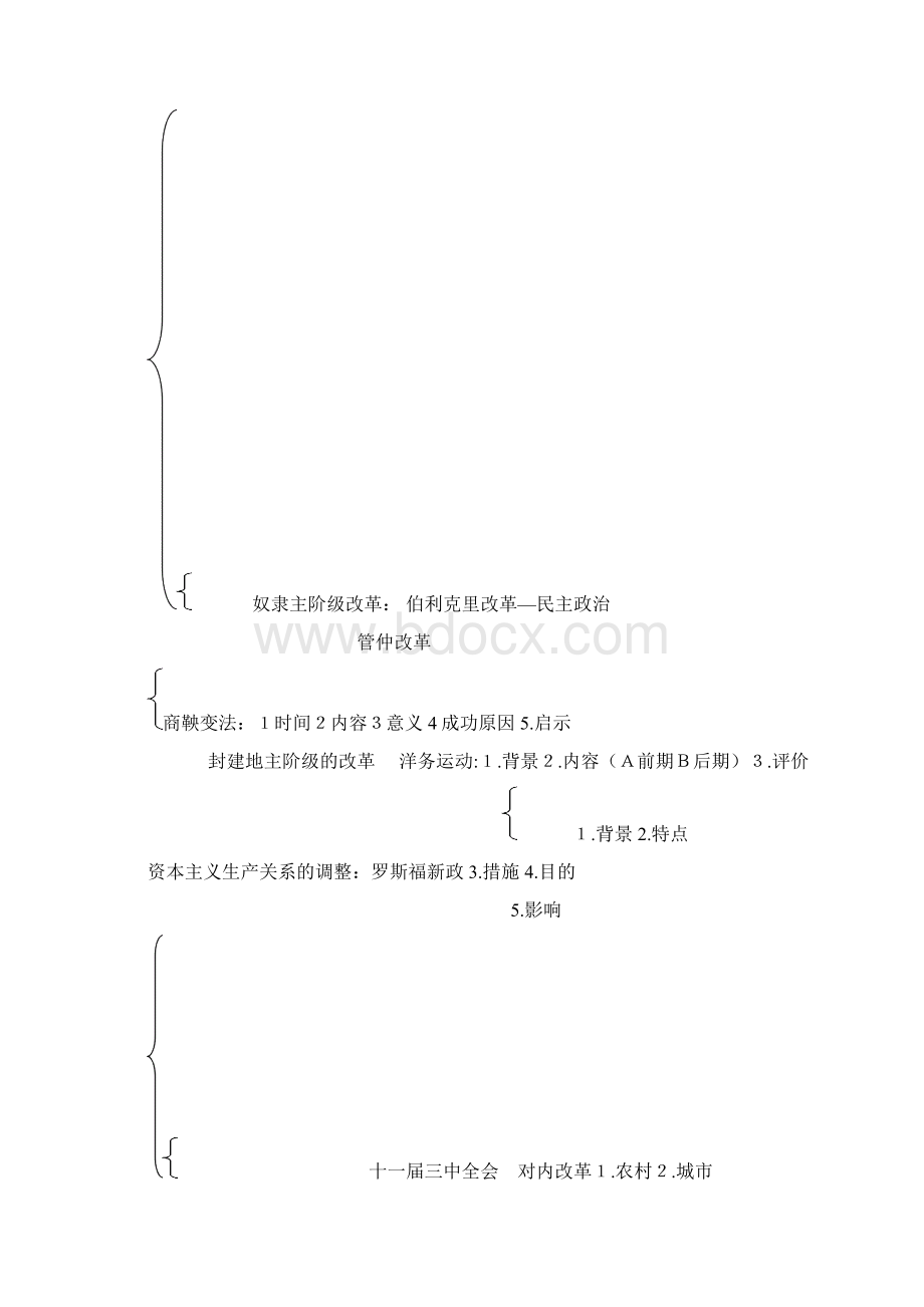 九年级历史上册《专题8 中外历史上重大政治变革》专题备课稿 人教新课标版.docx_第2页