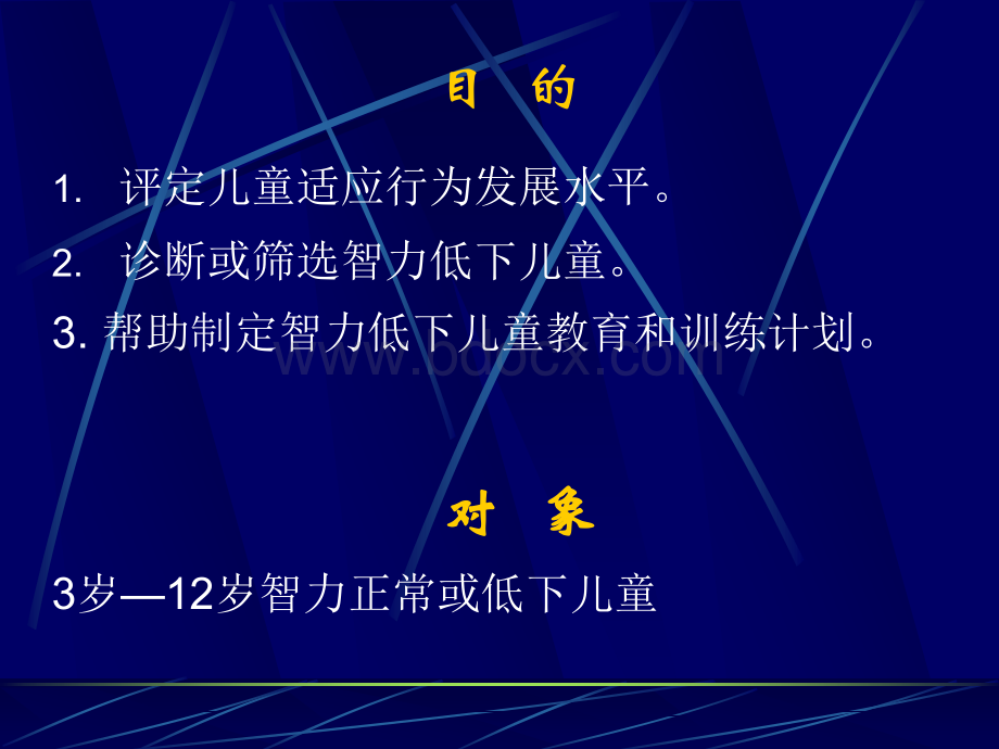 儿童适应行为评定量表学习班上课.ppt_第2页