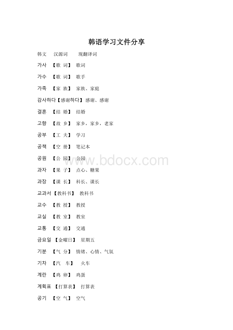 韩语学习文件分享Word下载.docx_第1页