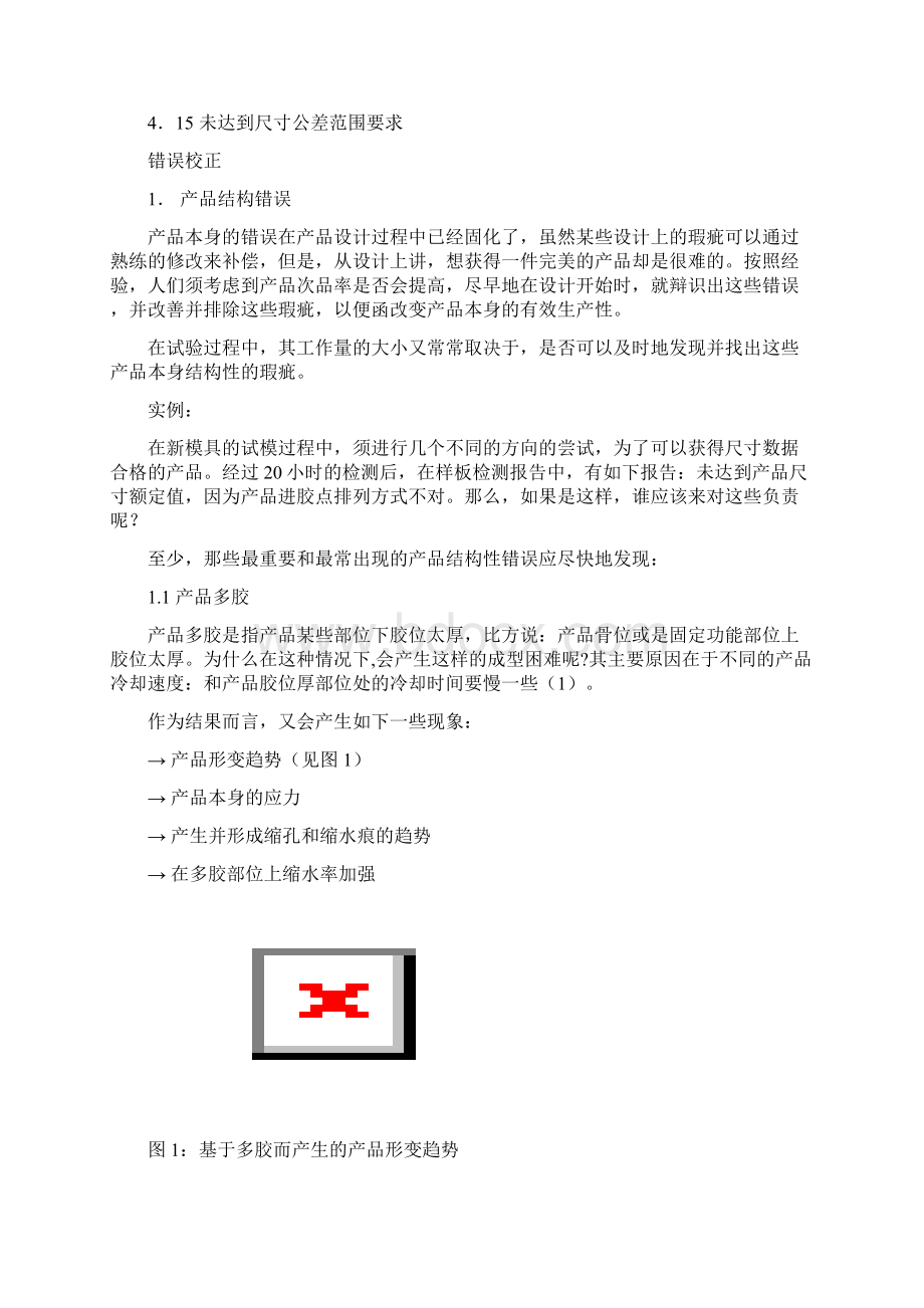 注塑缺陷错误校正Word文档格式.docx_第2页