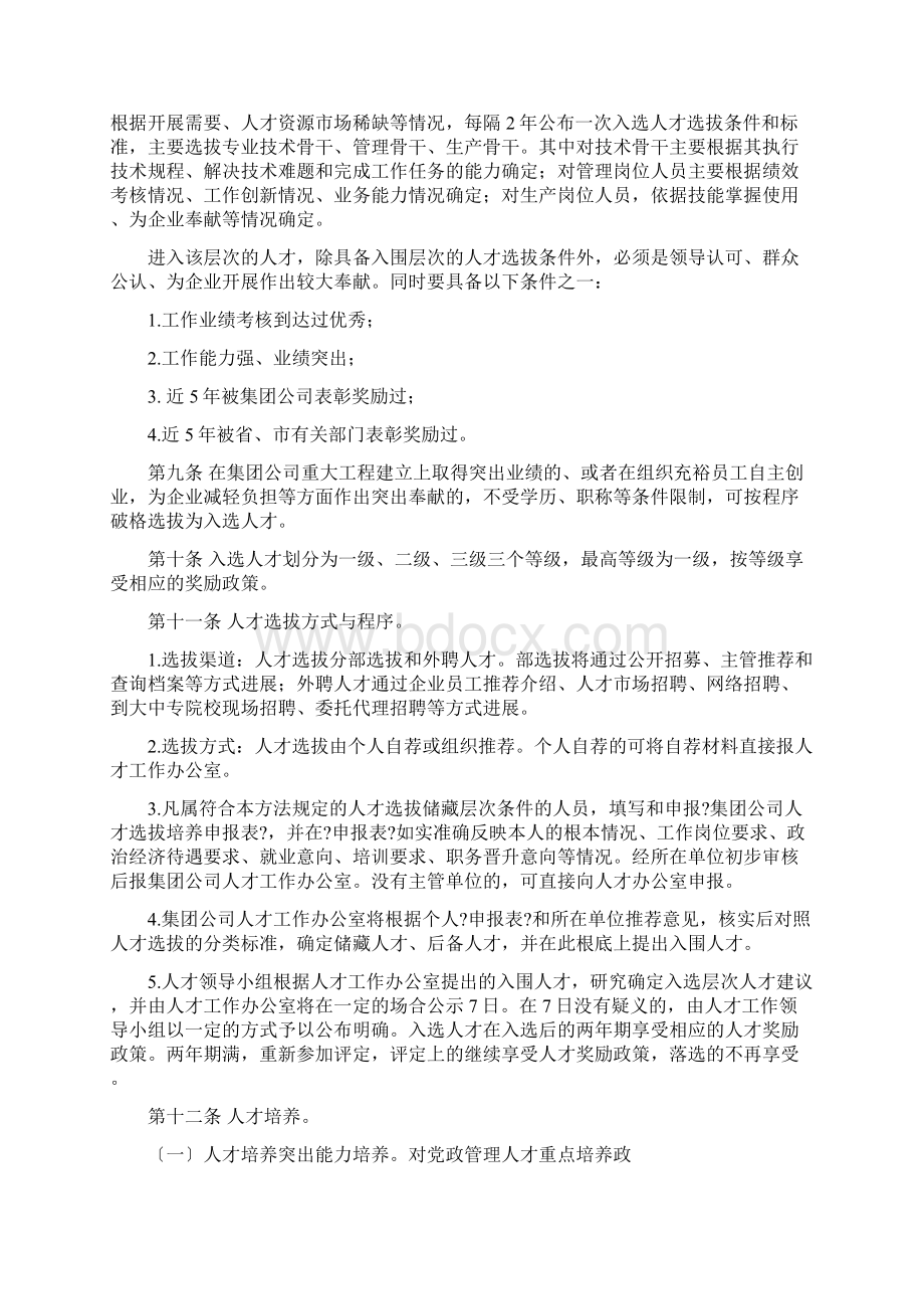 某大型企业人才队伍建设实施办法.docx_第3页