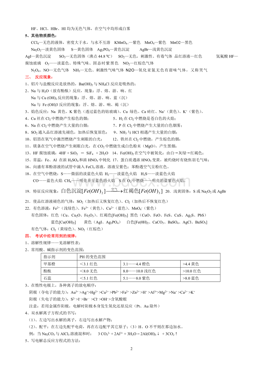 高中化学重要知识点详细总结(2).doc_第2页