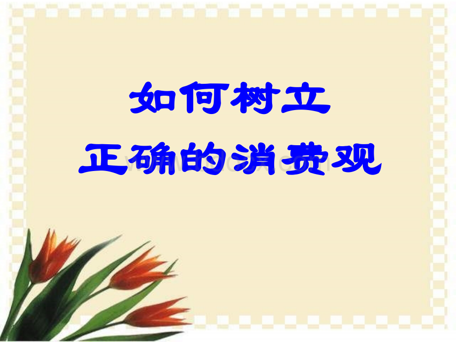 如何树立正确的消费观.ppt