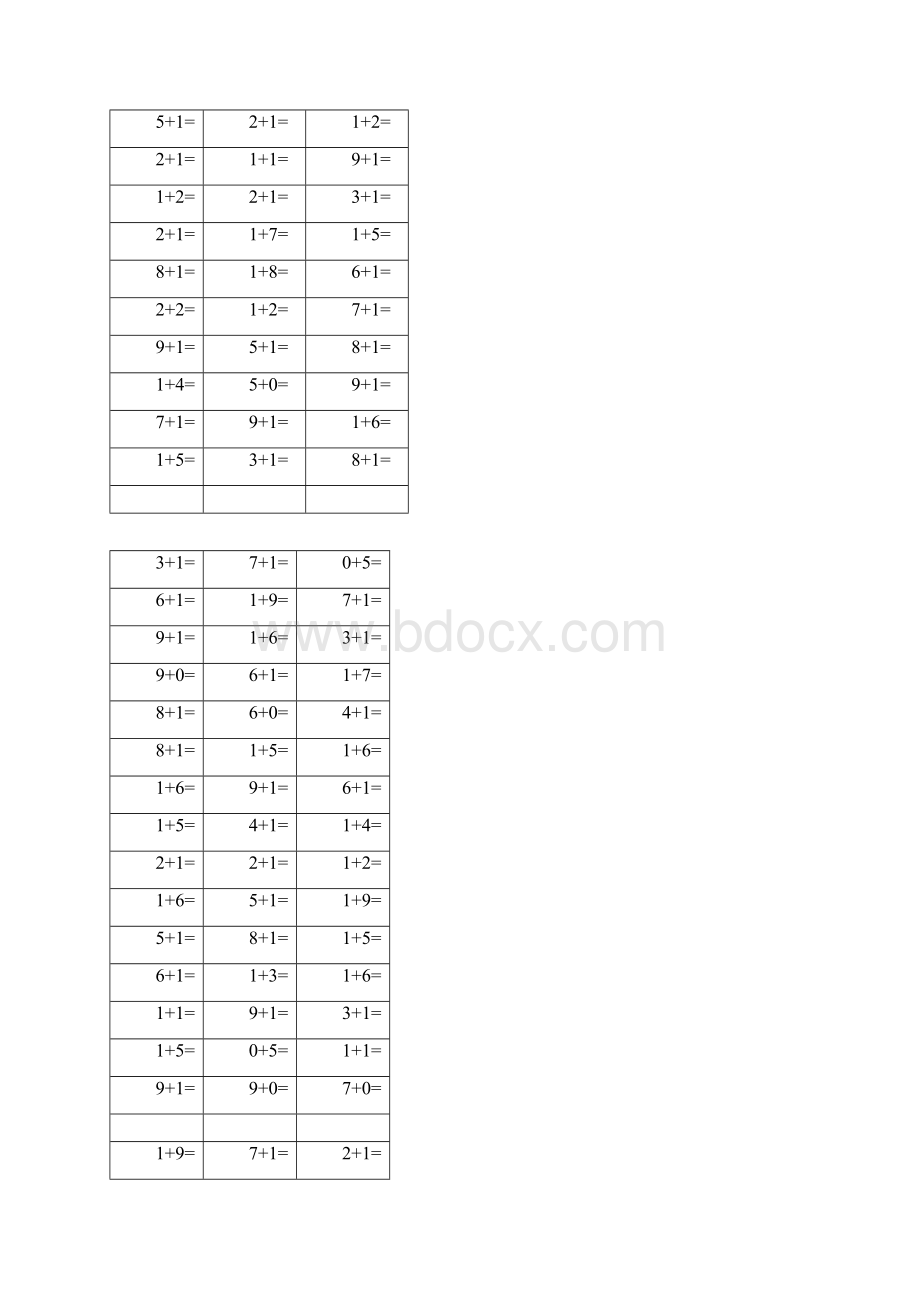 一年级10以内加法练习题Word文件下载.docx_第3页