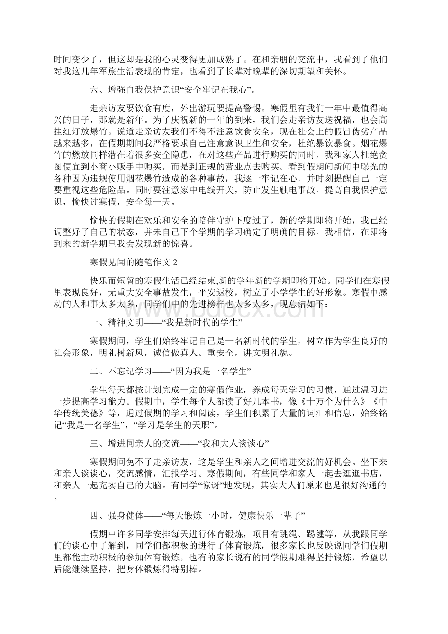 寒假见闻的随笔作文.docx_第2页