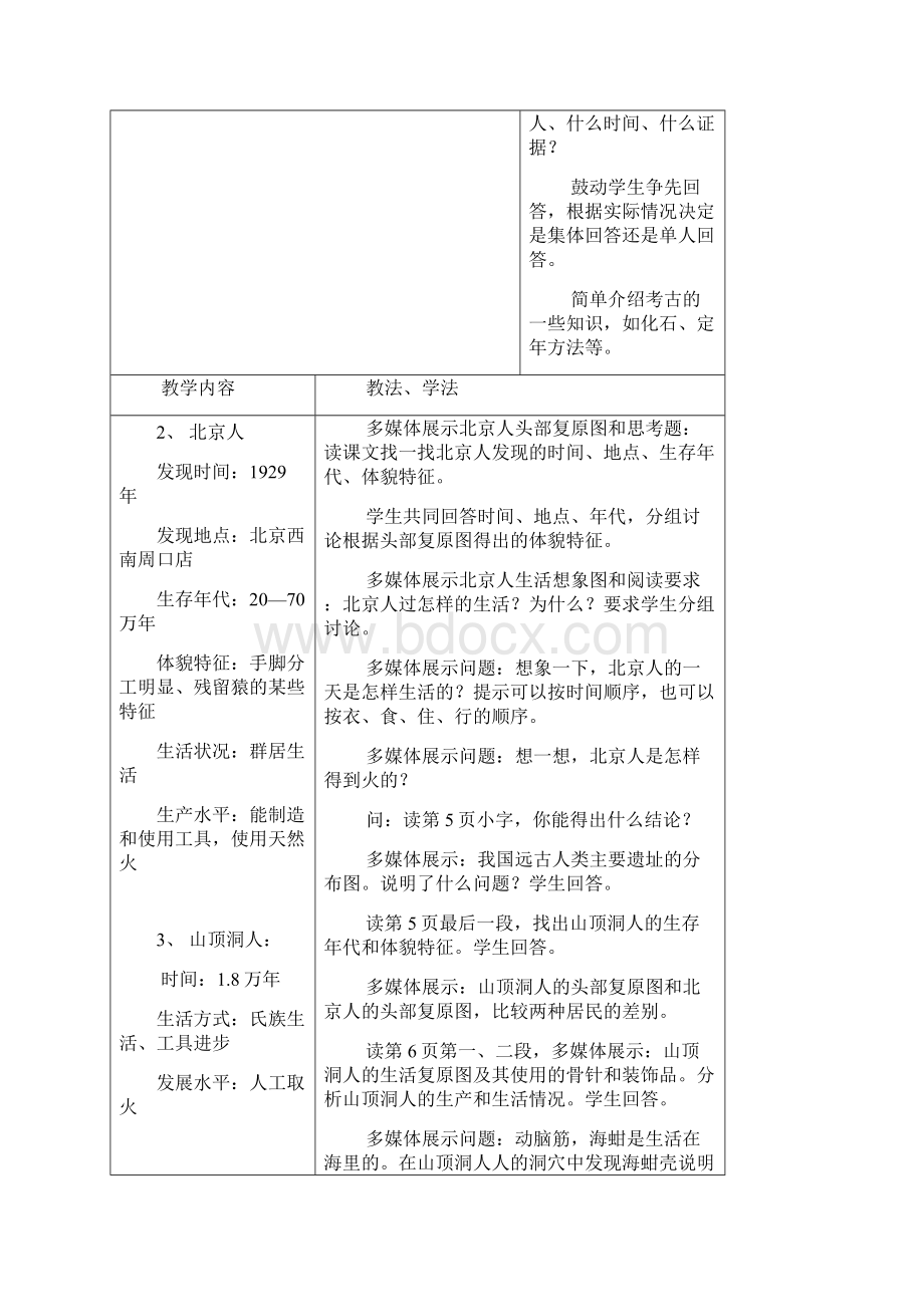 新人教版七年级历史上册全册教案.docx_第3页