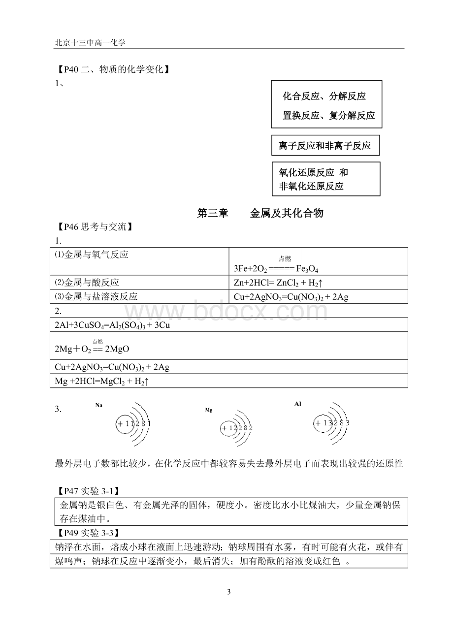 化学必修1实验现象总结.doc_第3页