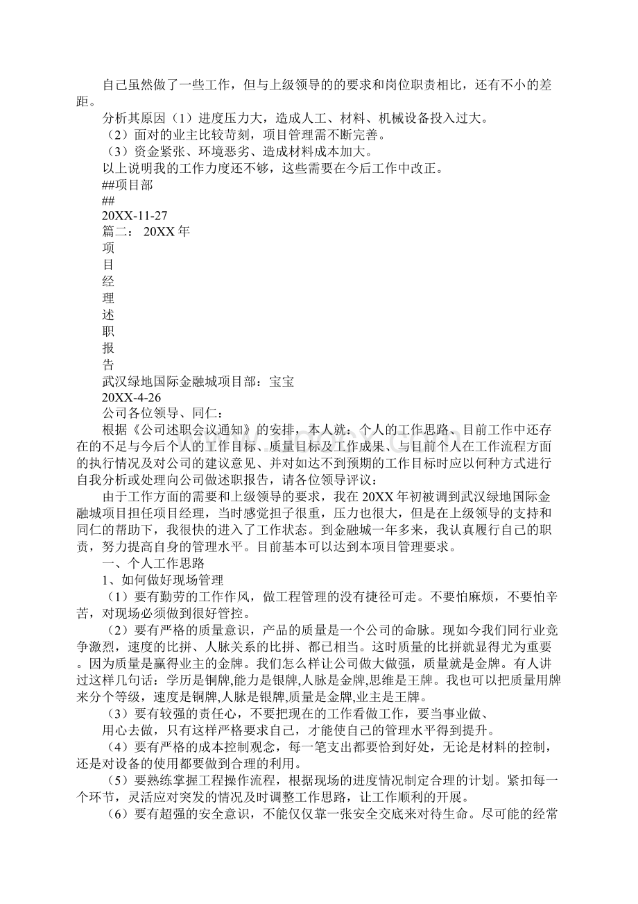 项目经理述职报告.docx_第2页