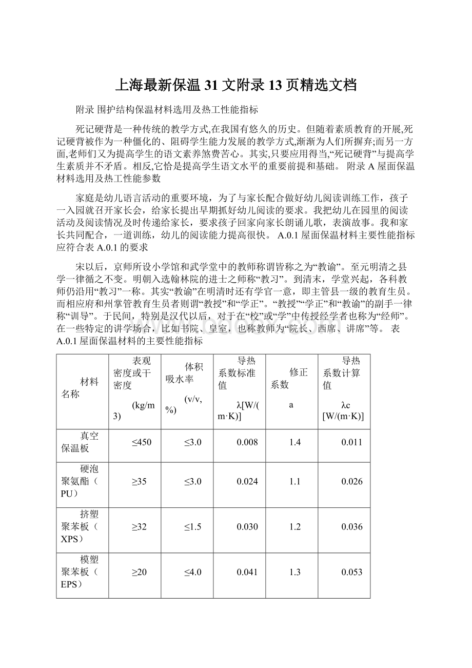 上海最新保温31文附录13页精选文档Word文件下载.docx_第1页