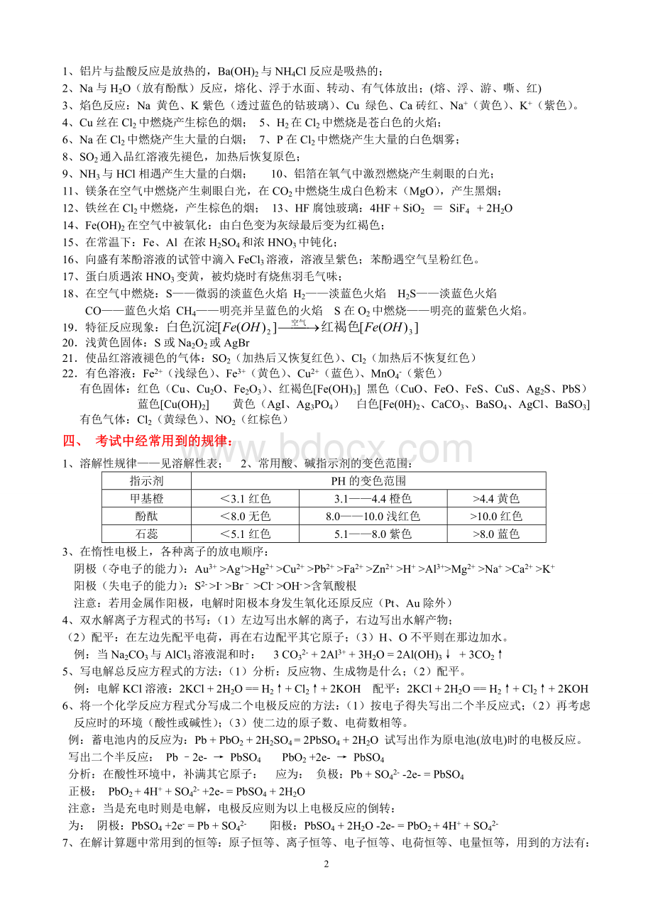 高考宝典高中化学知识点详细总结.doc_第2页