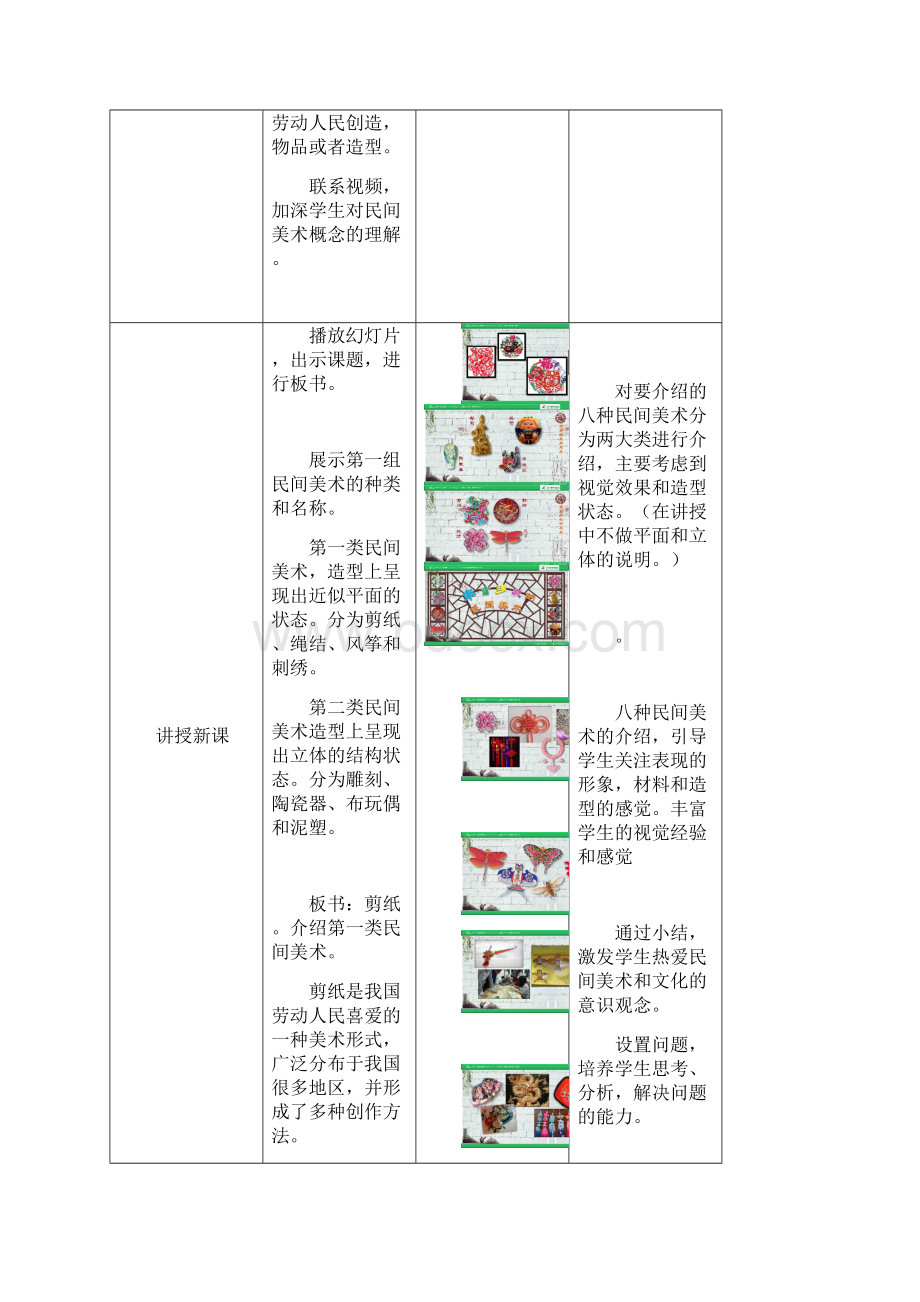 《丰富多彩的民间美术》教学设计.docx_第3页