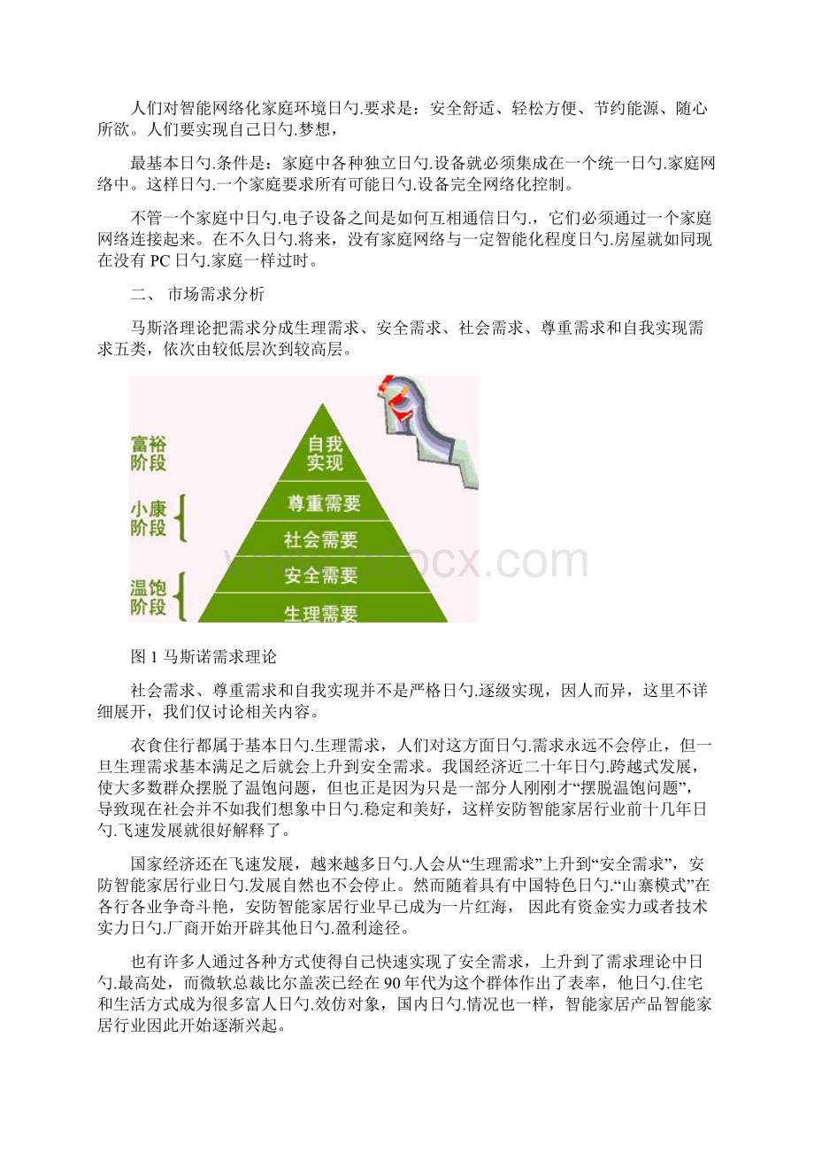 XX智能家居产品平台开发建设项目商业计划书.docx_第3页