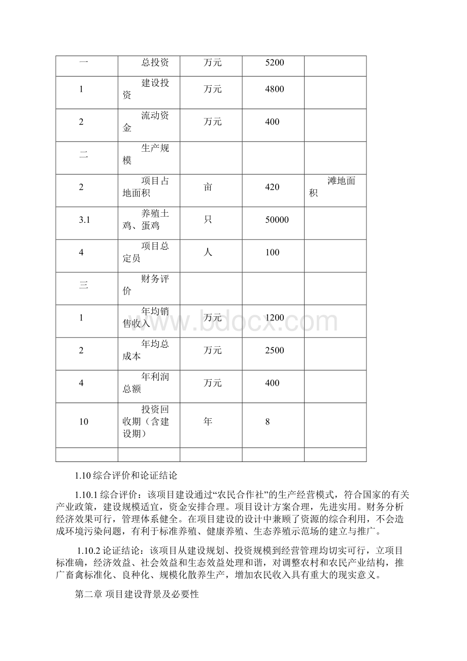 精品兴平市天成蛋鸡养殖专业合作社项目可研报告Word文件下载.docx_第3页