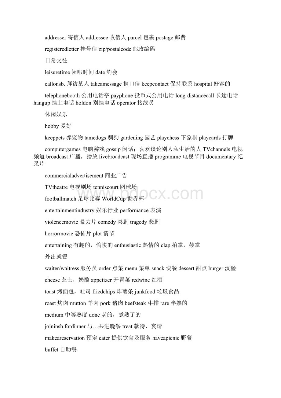 必杀四级听力高频词汇汇总.docx_第2页