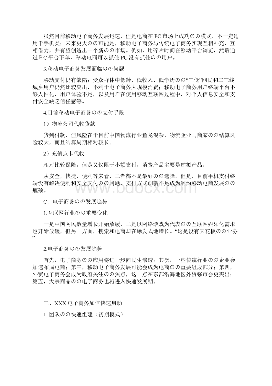 传统行业快速启动电子商务项目商业计划书文档格式.docx_第3页