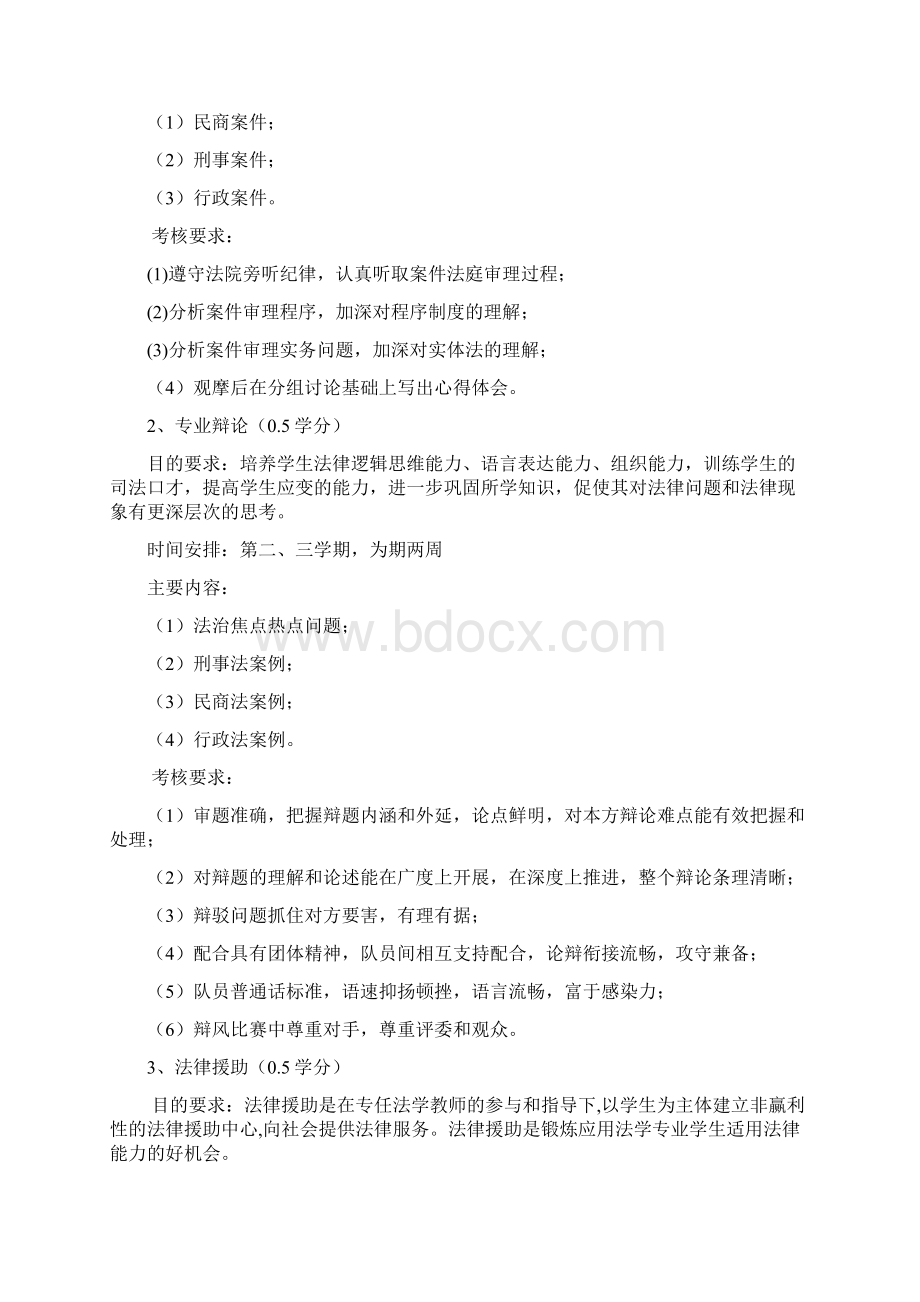 版法学本科人才培养方案最终定稿讲解Word文档下载推荐.docx_第3页