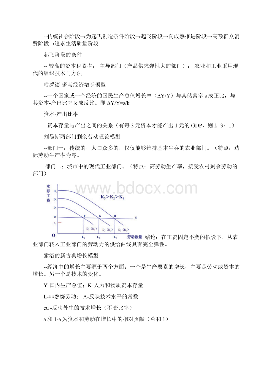 完整word版发展经济学重点概念归纳Word格式.docx_第2页