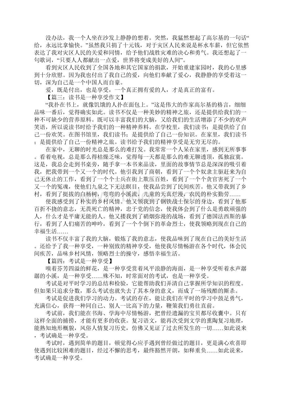 什么是一种享受作文.docx_第2页