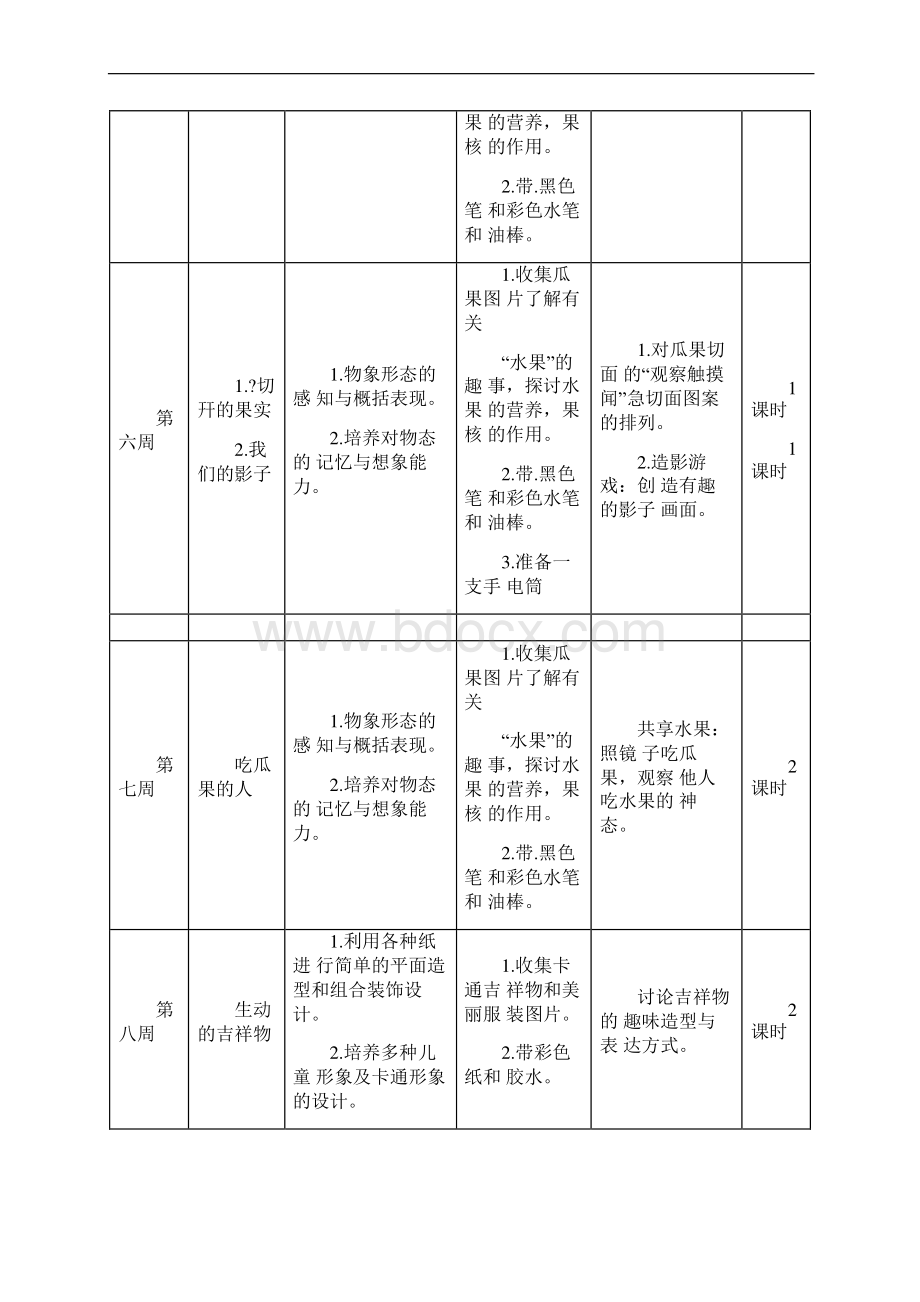 岭南版二年级下册美术全册教案Word文档下载推荐.docx_第3页