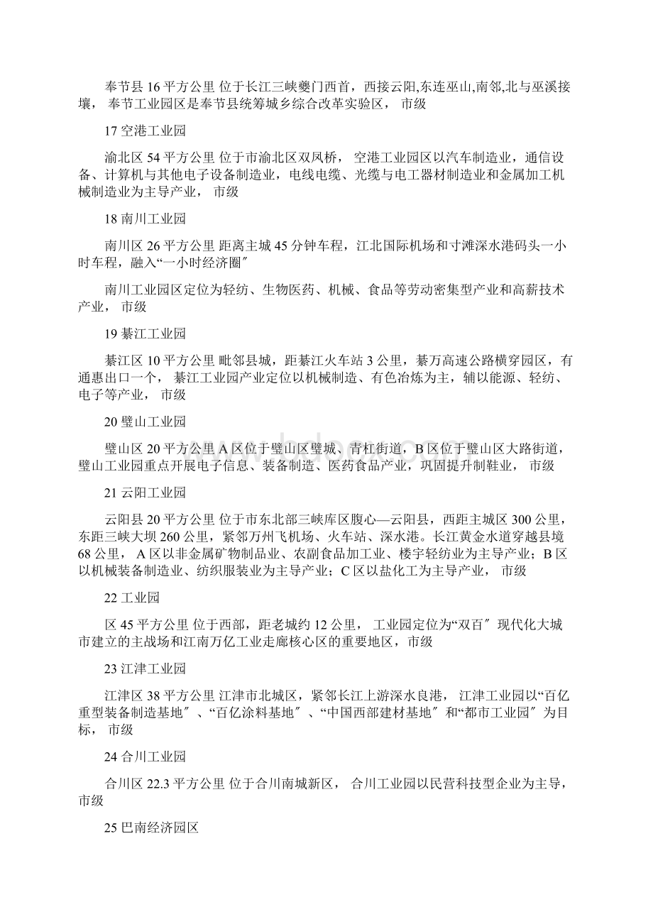 重庆周边工业园区Word下载.docx_第3页