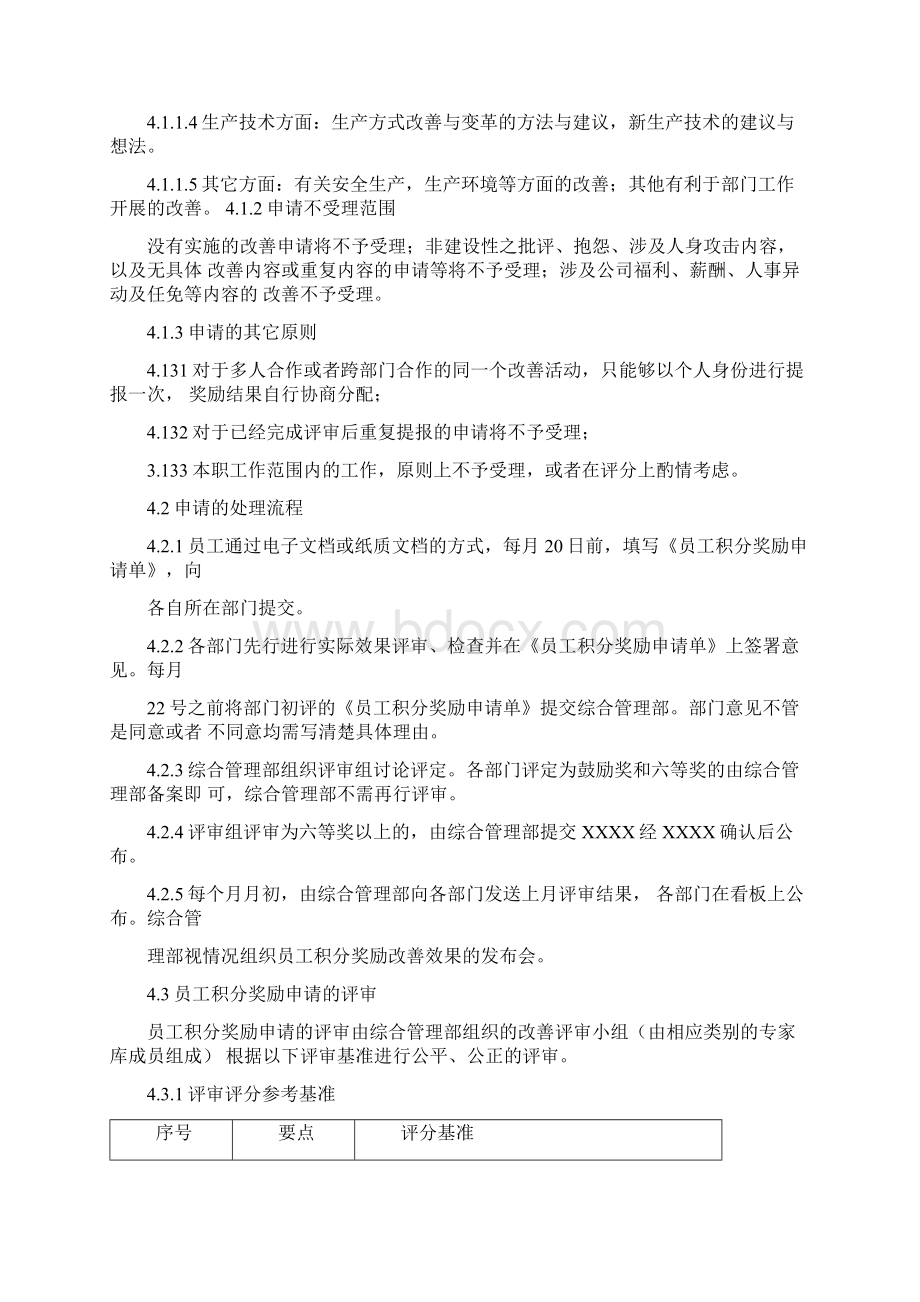 员工积分奖励管理办法推荐Word格式.docx_第2页