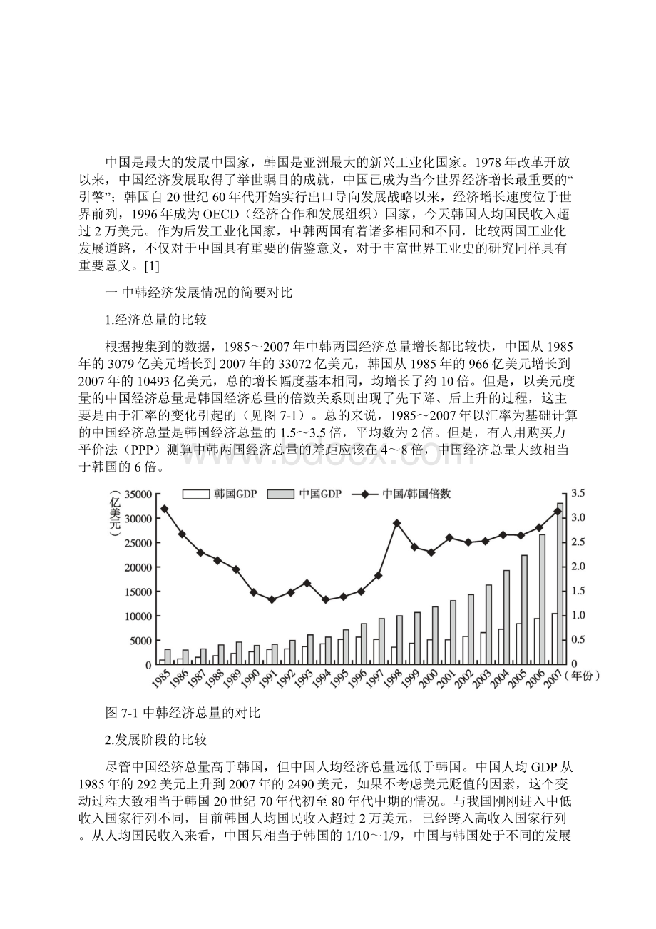 中韩产业结构演化比较.docx_第2页