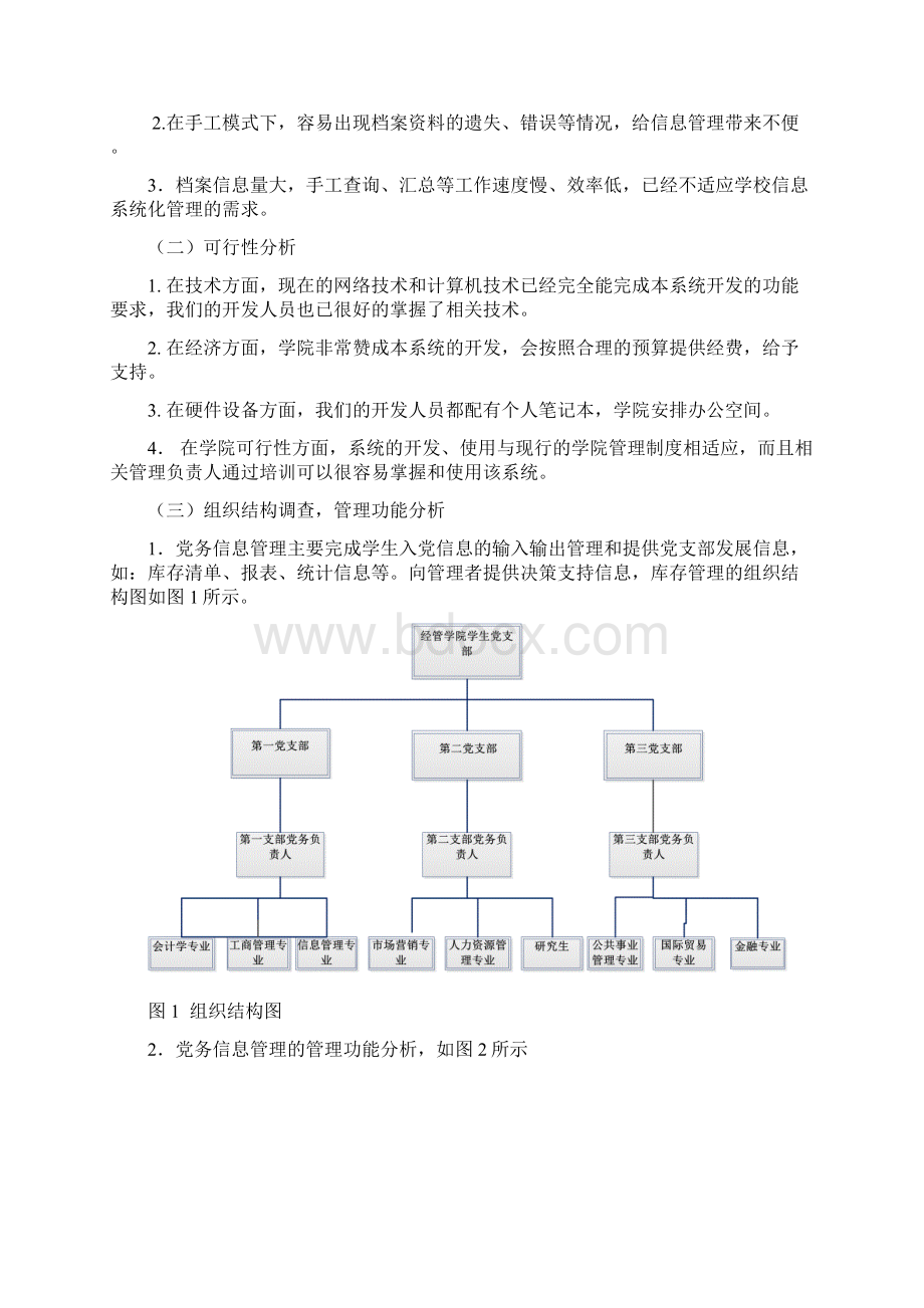 经管学院学生党支部管理信息系统的开发.docx_第2页