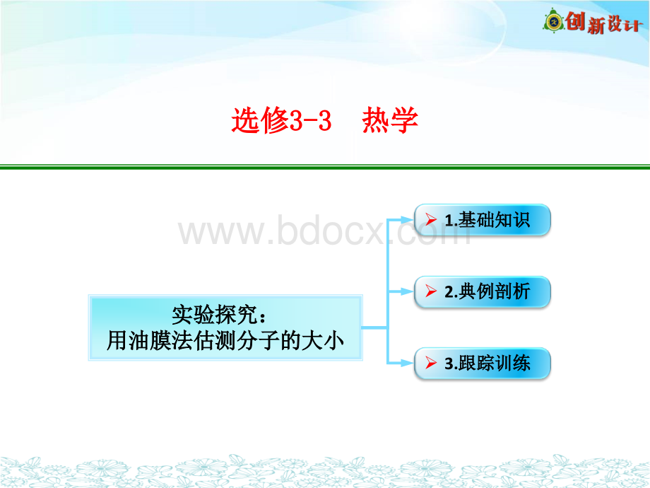 实验探究用油膜法估测分子的大小.ppt_第1页