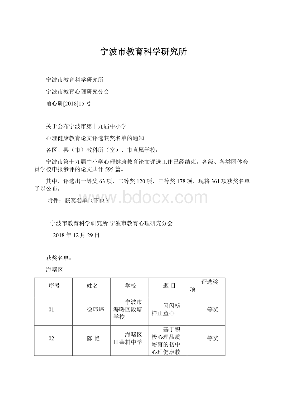 宁波市教育科学研究所.docx