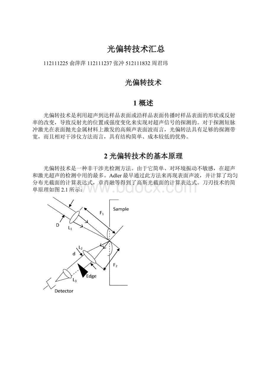 光偏转技术汇总Word格式文档下载.docx